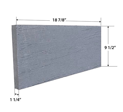 1 1/4" x 18 7/8" x 9 1/2" C-CAST BAFFLE
