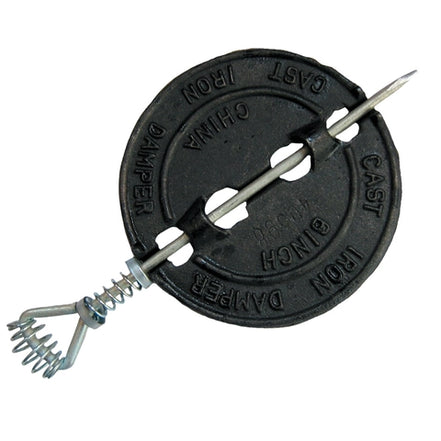 6" CAST IRON FLUE DAMPER