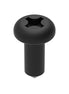 Black Metal Screw #10 x 1/2" Type "A" Pan Quadrex