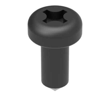 BLACK ZINC SCREW #10 x 5/8" QUADREX #2 TYPE A