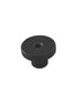STEEL ROUND KNOB, 3/8"-16 THREADED