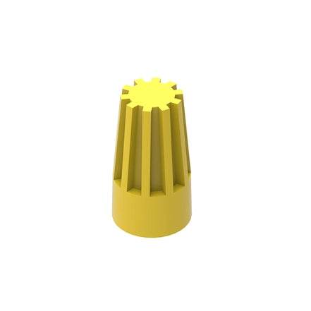 WIRE CONNECTOR WITH WINGS YELLOW 18-10 AWG