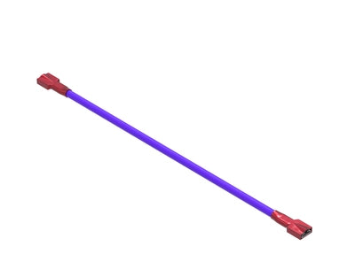 Purple Electrical Wire TEW 105°C 18 AWG 7 1/2"