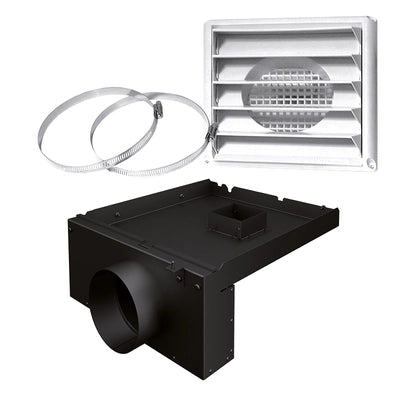 5"Ø FRESH AIR INTAKE KIT FOR WOOD STOVE ON LEGS
