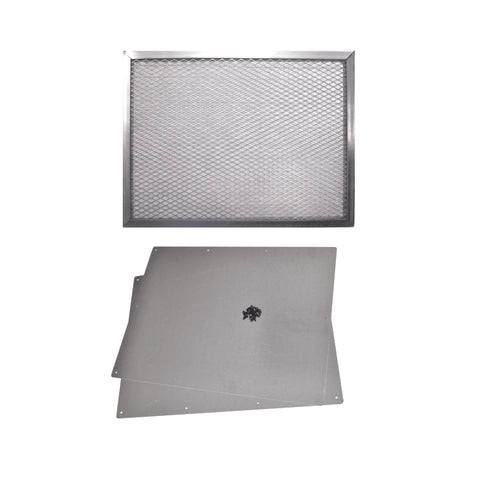WASHABLE ALUMINUM AIR FILTER WITH SUPPORT (20" x 15" x 1")