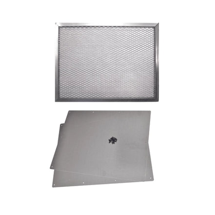 WASHABLE ALUMINUM AIR FILTER WITH SUPPORT (20" x 15" x 1")