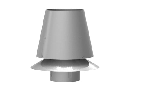 Chapeau de cheminée anti-refoulement de 20 cm 
