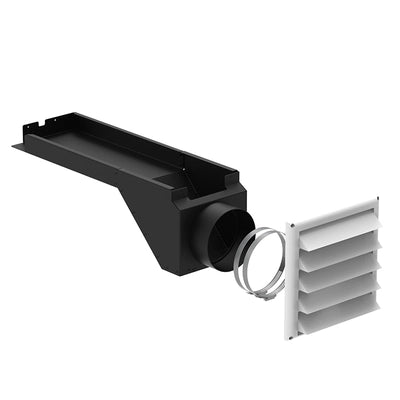 Kit d'admission d'air frais de 12,7 cm (5 po) de diamètre pour poêle à bois