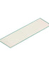 PLAQUE DE FOYER EN VERRE TREMPÉ 10 mm - 45,7 cm x 127 cm 
