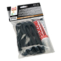 KIT DE JOINT DE PORTE NOIR EN SILICONE 1/4