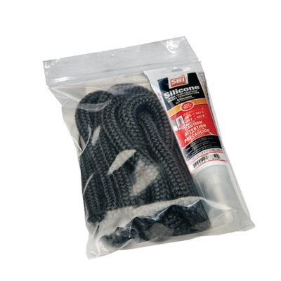 Silicone and 1/4" x 1/2" x 11' Black Gasket Kit