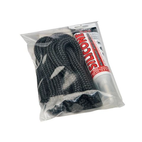 KIT DE JOINTS EN SILICONE ET NOIR 7/8" x 9" 