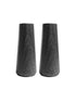 BLACK WOOD HANDLE FOR FIREPLACE (2 UNITS)