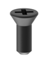 BLACK SELF TAPPING SCREW 8-32 "F" TYPE x 7/16" FLAT HEAD QUADREX