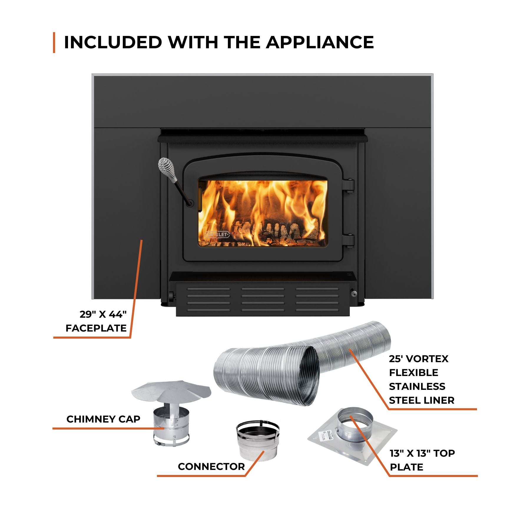 ESCAPE 1800-I + FACEPLATE + 25' LINER KIT