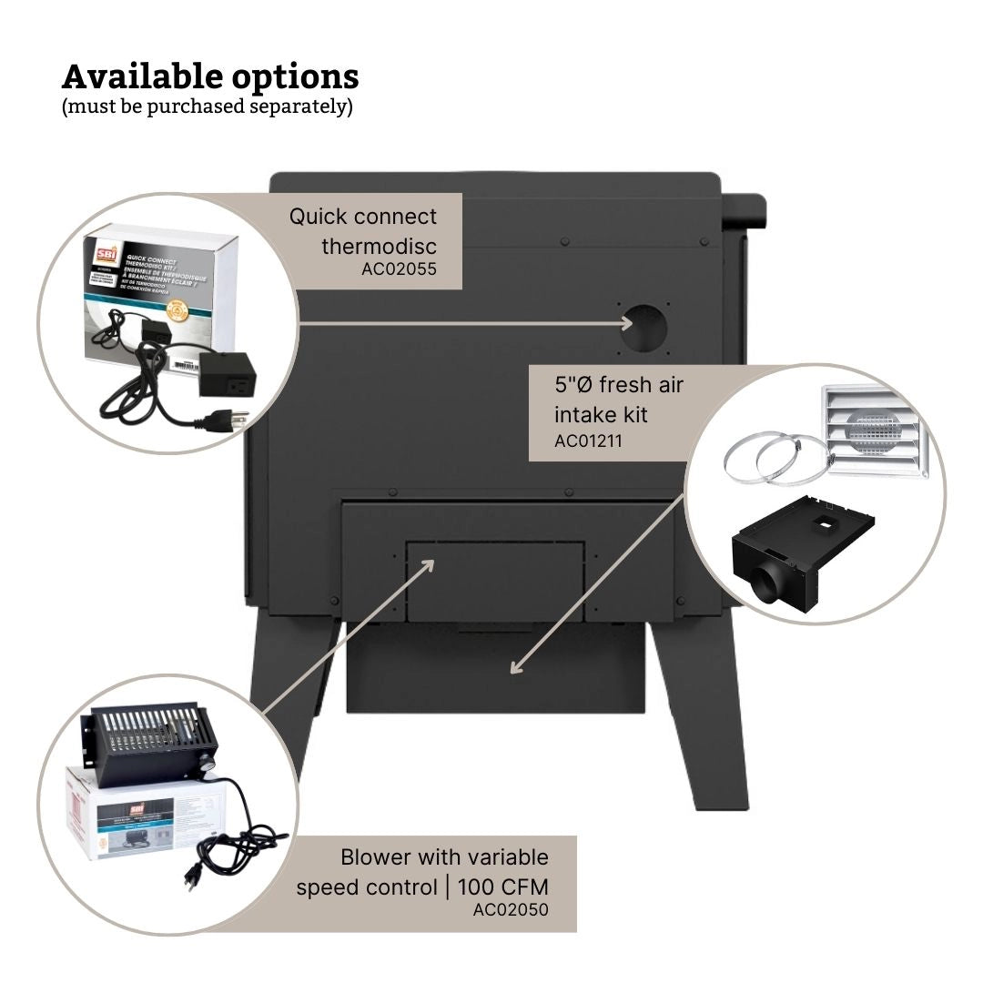 BLUE RIDGE 300L - Wood Stoves (view 5)