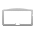 BRUSHED NICKEL CAST IRON DOOR OVERLAY