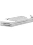 BRUSHED NICKEL LOUVER AND TRIVET