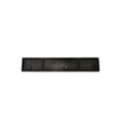 BLACK RIGHT CAST IRON FACEPLATE