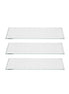 11 5/8" x 6 3/8" 3 GLASSES FOR STEEL DOOR ALASKA/YUKON