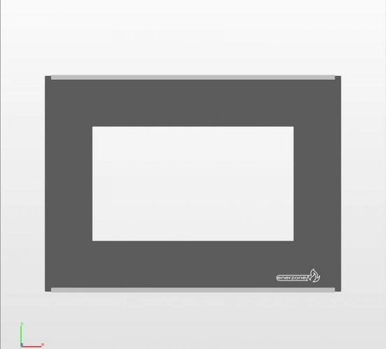 23 3/8" x 17" ENERZONE GLASS WITH GASKET