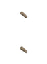 CLEAR VARNISHED WOOD HANDLE AND HARDWARE (2 UNITS)