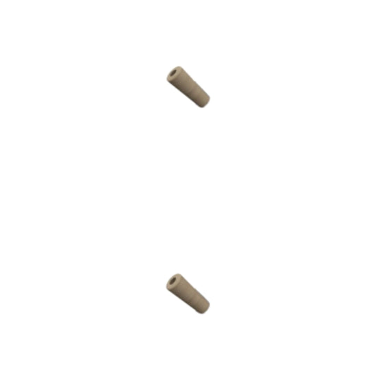CLEAR VARNISHED WOOD HANDLE AND HARDWARE (2 UNITS)