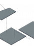 CERAMIC BAFFLE BOARD KIT 2500 SERIE (3PCES)