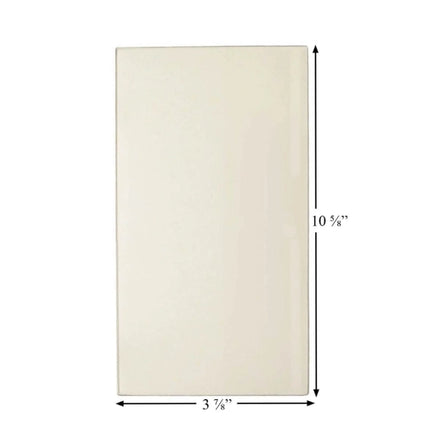 10 5/8" x 3 15/16" 5 mm SIDE GLASS WITH GASKET | EP (AC-G41)