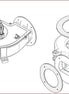 Exhaust Blower with Gaskets