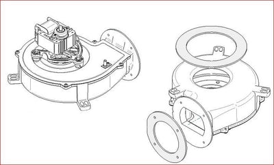 Exhaust Blower with Gaskets