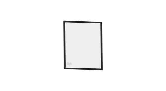 10 5/16'' x 12 7/16'' GLASS WITH GASKET AND LOGO
