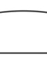 16 3/4"W x 10 7/16"H ARCHED GLASS WITH GASKET