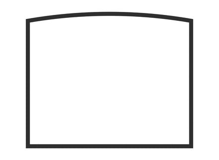 15 1/2''W x 12 5/8''H ARCHED GLASS WITH GASKET