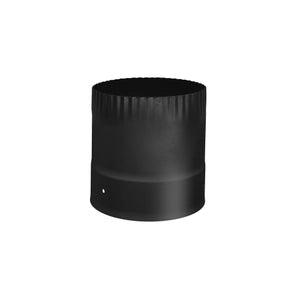 STOVE CONNECTOR SINGLE WALL BLACK PIPE - 6