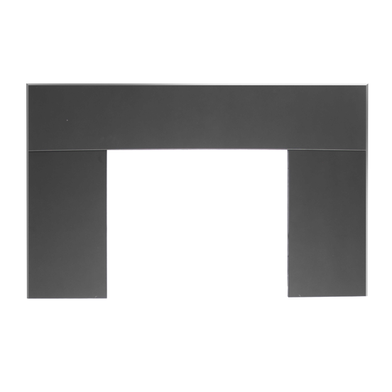 GRANDE PLAQUE DE CÔTÉ 32 po x 50 po AVEC ENSEMBLE DE GARNITURES EN NICKEL 