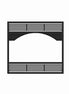 BLACK TRADITIONAL FACEPLATE