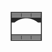 BLACK TRADITIONAL FACEPLATE