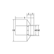 ADAPTATEUR DE MAÇONNERIE À DOUBLE PAROI VORTEX 6