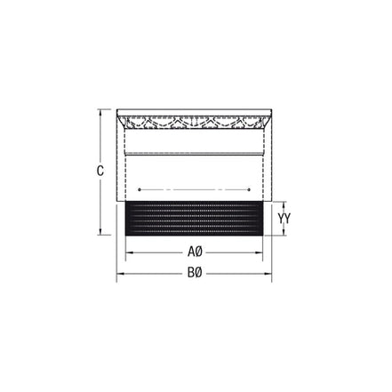 6" VORTEX STOVE ADAPTER