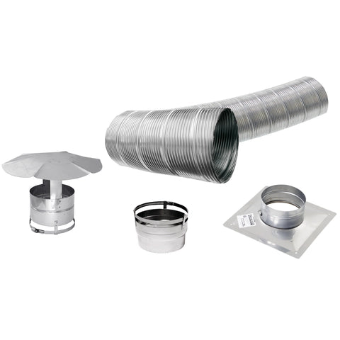 5"Ø X 35' STAINLESS FLEX LINER KIT FOR INSERTS