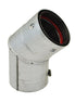 COUDE À GRANULÉS 4" X 45° (NON PEINT) 