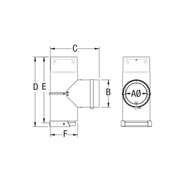 T-shirt à granules de 3 pouces avec bouchon (non peint) 