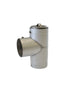 4" PELLET TEE WITH CAP (UNPAINTED)