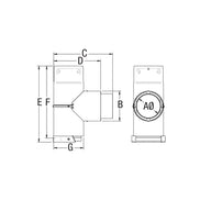 ADAPTATEUR EN T POUR POÊLE À GRANULÉS 3