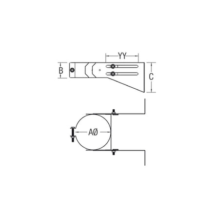 VORTEX 3" PELLET WALLET SUPPORT
